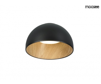 MOOSEE lampa sufitowa TOLLA czarna / naturalna
