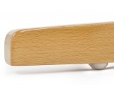 Fotel BIRD biały - włókno szklane, drewno, metal