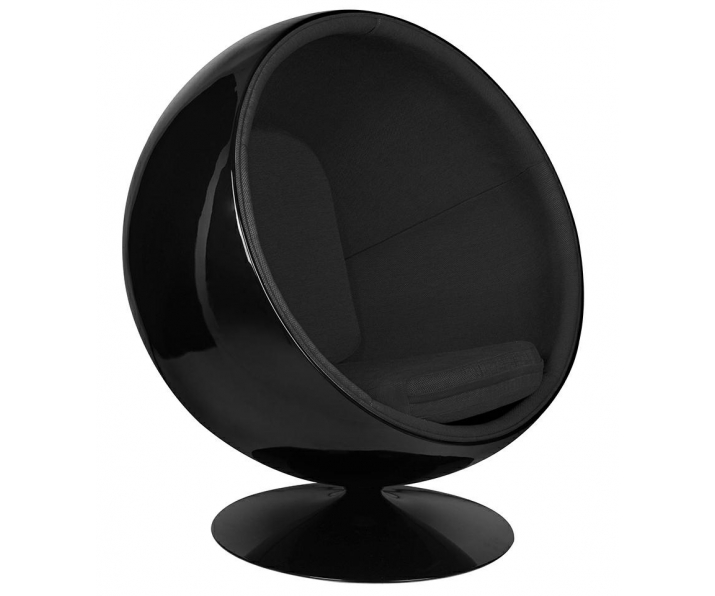 Fotel BALL BLACK czarny