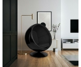 Fotel BALL BLACK czarny