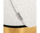 RICHMOND fotel obrotowy BRISTEL WHITE  BOUCLÉ