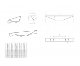 Uchwyt Zoid 896 mm anodowane aluminium