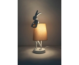 KARE lampa stołowa RABBIT 68 cm biała  / róźowa