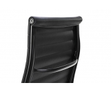 Fotel biurowy AERON PRESTIGE PLUS czarny - skóra naturalna, aluminium