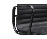 Fotel biurowy AERON PRESTIGE PLUS czarny - skóra naturalna, aluminium