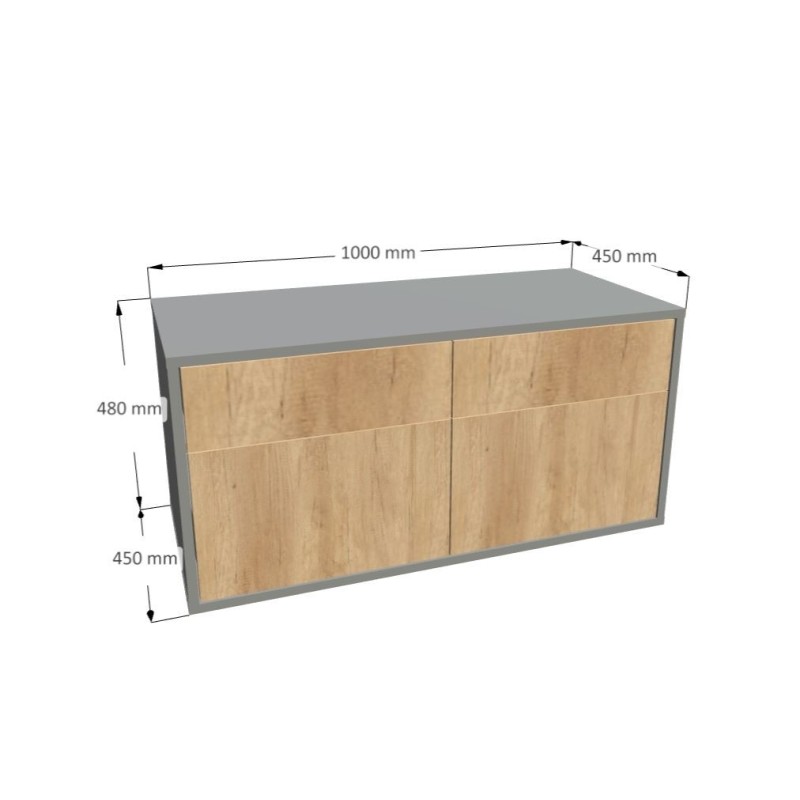 Komoda 1506 SIMPLE 4 szuflady 2x 1m1d 