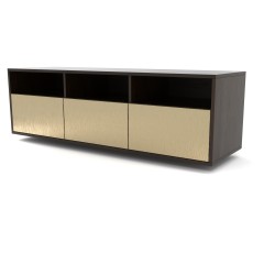 Komoda 1502 SIMPLE 3 szuflady i półka otwarta