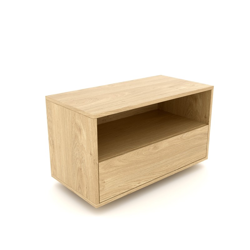Komoda 1500 SIMPLE z szufladą i półką otwartą