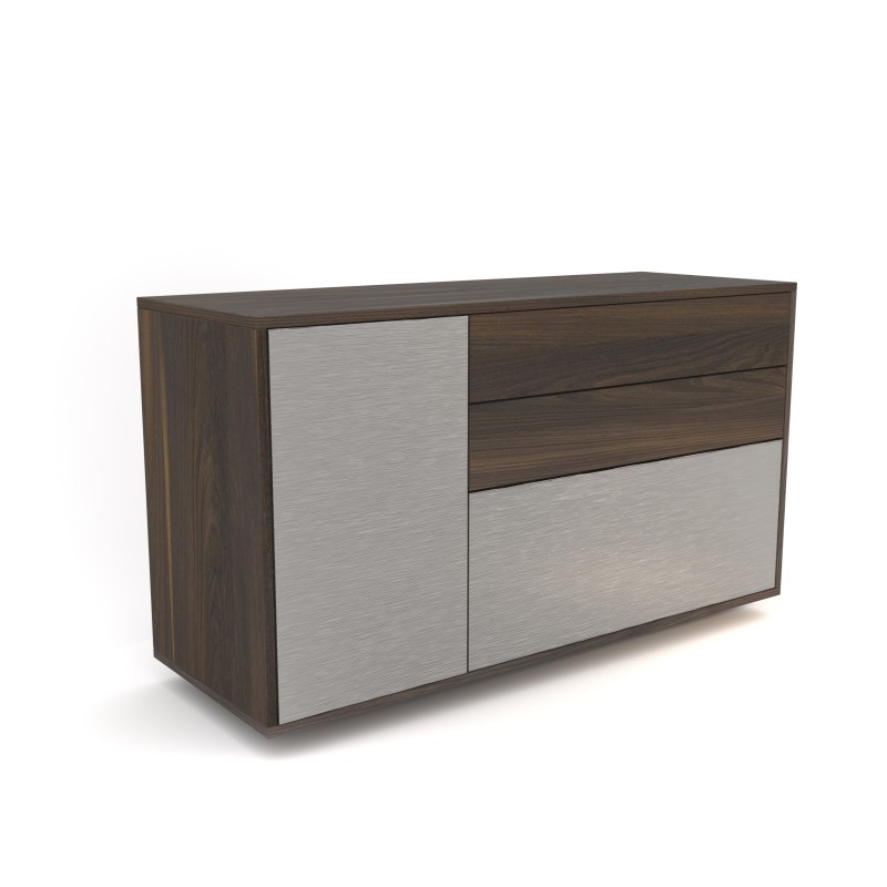 Komoda 1508 SIMPLE lewa 3 szuflady i drzwi le