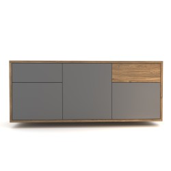 Komoda 1511 SIMPLE DUZA 4 szuflady i drzwi sr