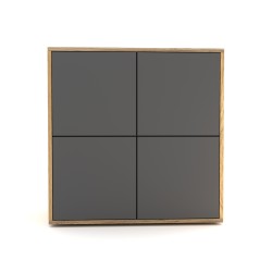 Komoda 1515 SIMPLE Kostka 4 drzwi