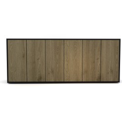 Komoda 1517 SIMPLE Duza 6 drzwi i polki
