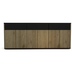 Komoda 1569 z1518a9 SIMPLE Duza 6 drzwi 3 szuflady