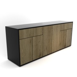 Komoda 1568 z1518a8 SIMPLE Duza 6 drzwi 2 szuflady
