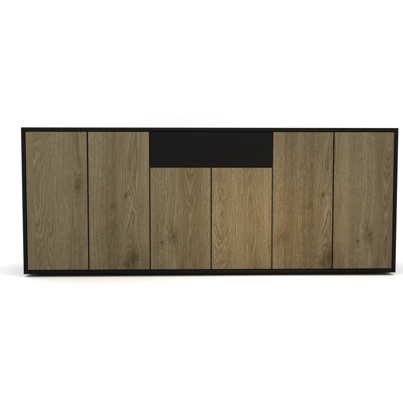 Komoda 1567 z1518a7 SIMPLE Duza 6 drzwi 1 szuflada