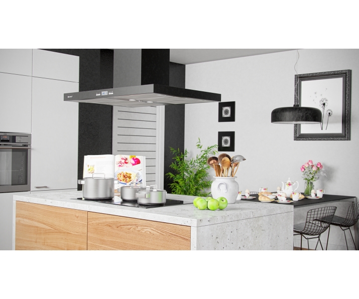 Okap Globalo Nomina Isola 90.4 Sensor Black