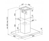 Okap Globalo Nomina Isola 90.4 Sensor Black
