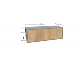 Komoda SIMPLE 1590_RTV_PW2b_mix
