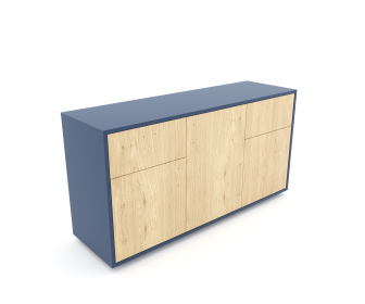 Komoda 1565 z1518a5 SIMPLE Duza 3 drzwi 2 szuflady