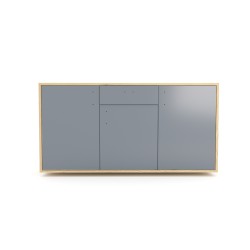 Komoda 1564 z1518a4 SIMPLE Duza 3 drzwi 1 szuflada