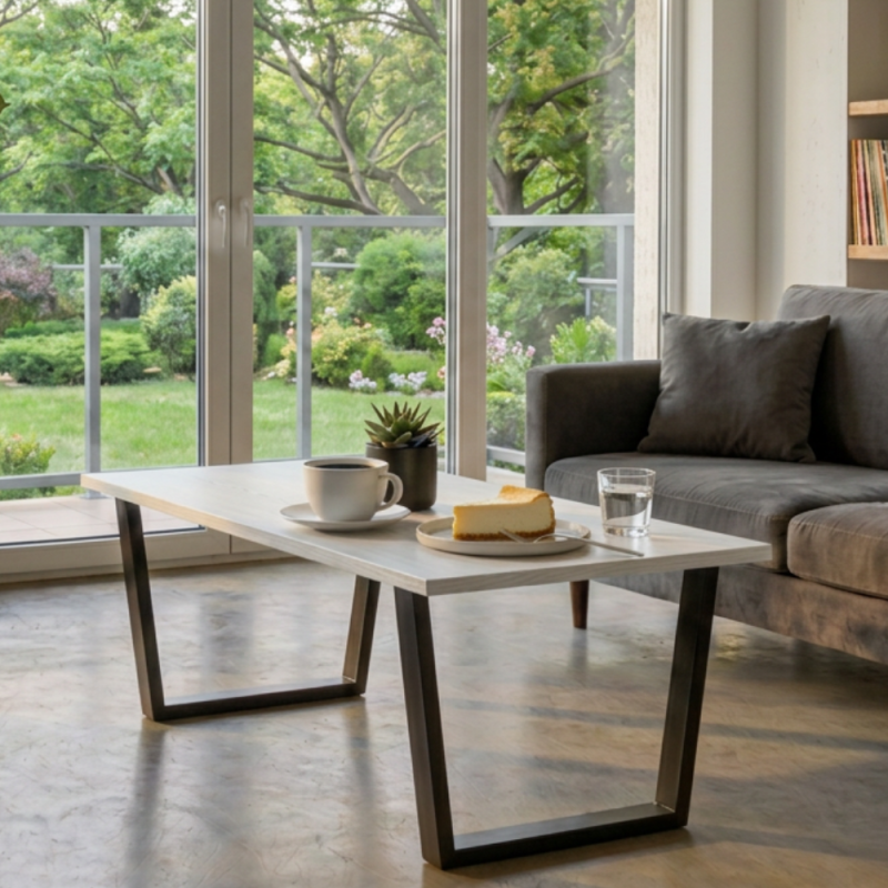 Stolik kawowy - stelaż Strong wypukły