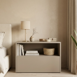 Komoda SIMPLE z szufladą i półką otwartą