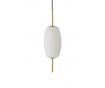 FRANDSEN lampa wisząca SILK S - mosiądz, szkło