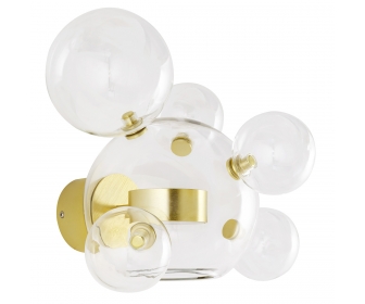 Lampa ścienna CAPRI WALL 6 złota