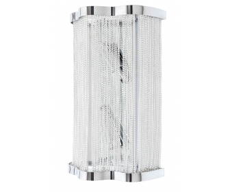 Lampa ścienna ATLANTA WALL 2 - aluminium, stal
