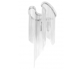 Lampa ścienna  ATLANTA WALL - aluminium, stal
