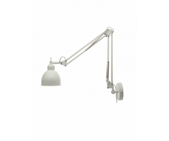 FRANDSEN lampa ścienna JOB biała - regulowane ramię
