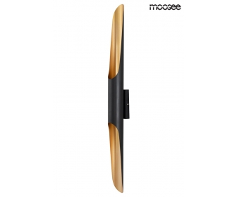MOOSEE lampa ścienna CONTEO WALL czarna / złota