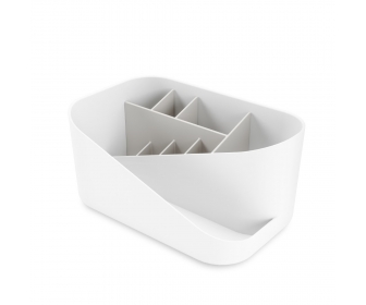 UMBRA organizer kosmetyków GLAM biało-szary